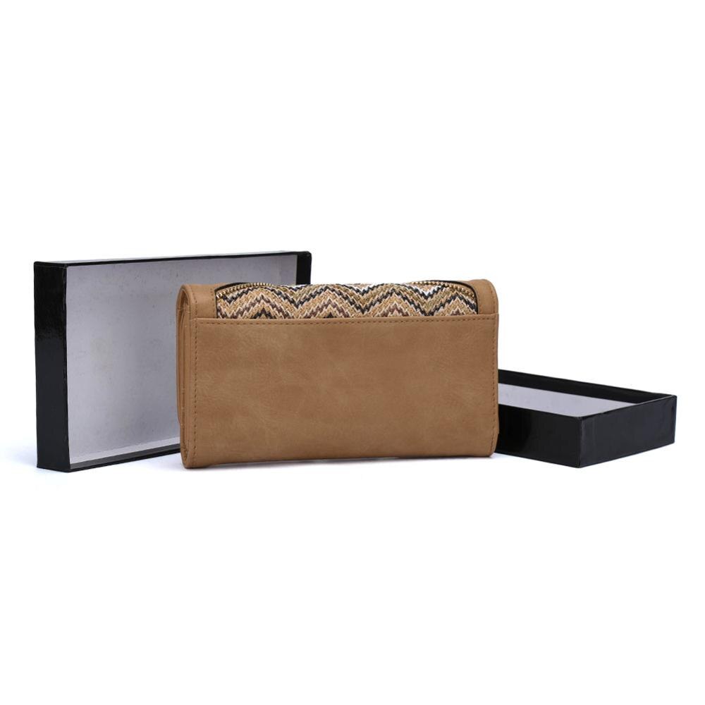 Pu Leder Frauen Brieftaschen Weibliche Lange Geldbörsen Geld Taschen praktisch Tasche Damen Reißverschluss Brieftasche Karte Halfter Kupplung VKP1463