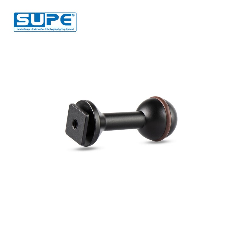 Scubalamp Duiken Shell Koud Shoe Adapter Bal Adapter Mount Base Connector Gopro Tg6 5 Camera Behuizing Onderwater Fotografie
