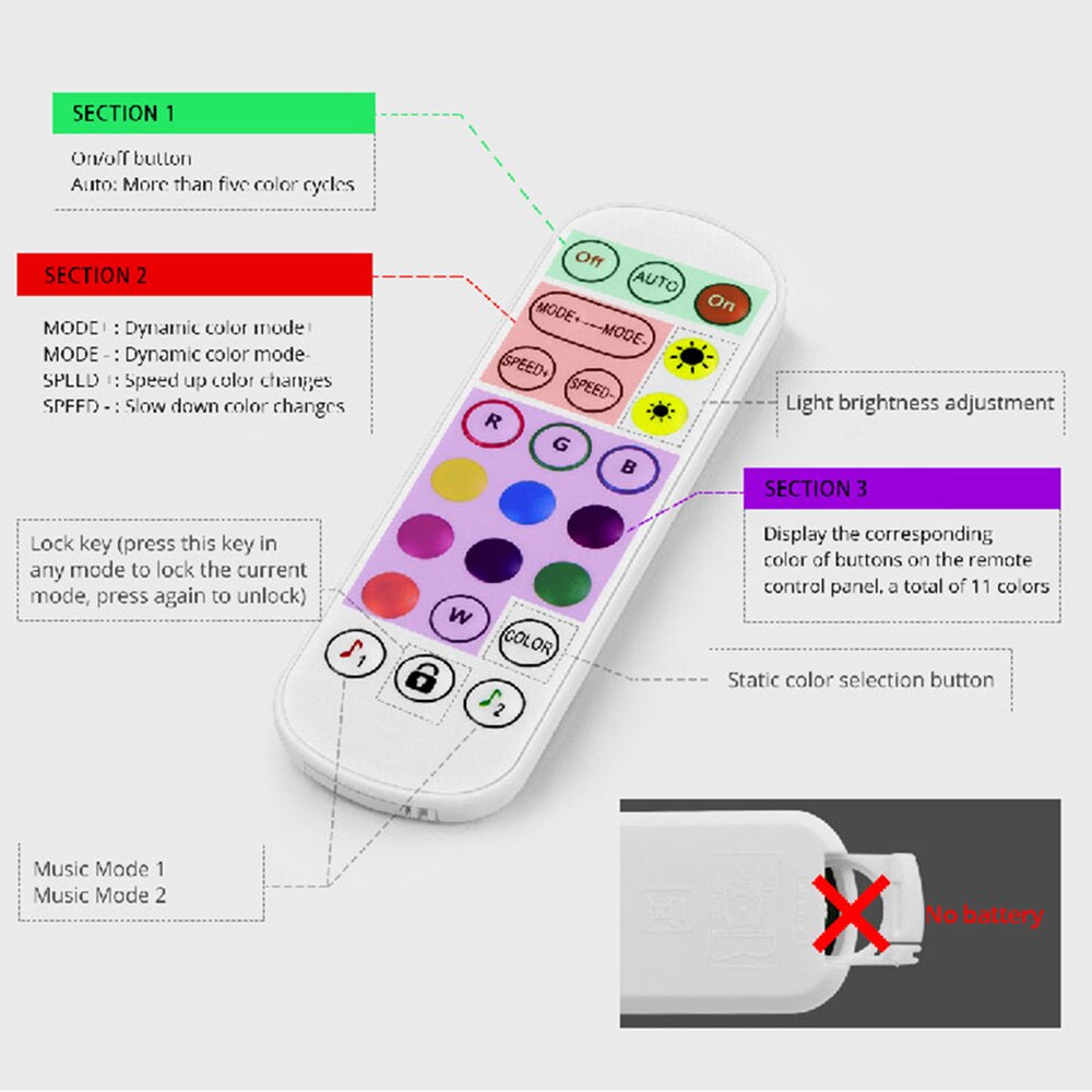 5V Mini USB Bluetooth RGB Light Strip Controller Smart USB Controller for SMD 3528 5050 RGB Light Strip APP Control