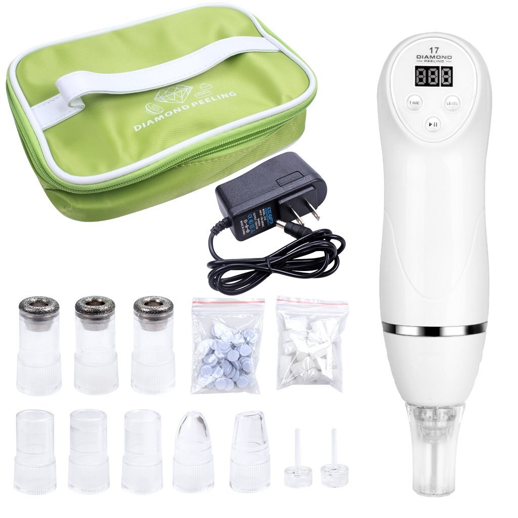 Billig bärbar mikrodermabrasion diamant peeling enhet pormask borttagning hud peeling diamant dermabrasion ansiktsmassage