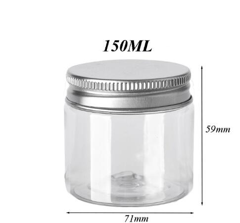 12 stuks 30/50/60/80/100/150ml lege, transparante plastic potjes voor cosmetica, crèmemonsters, make-up, voedselbewaarpotjes дорожный набор: Pruim