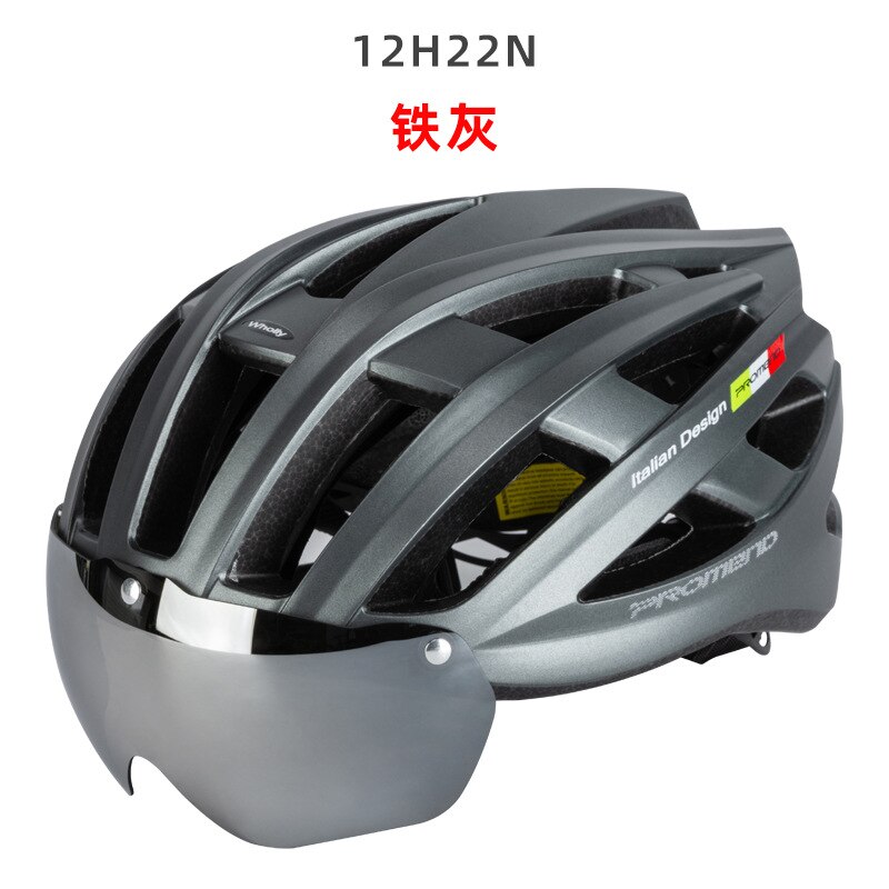 PROMEND – casque de vélo de montagne ultraléger, pour vtt, cyclisme sur route: grey