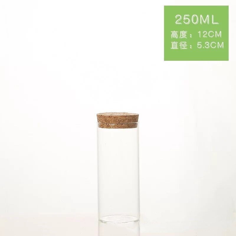 2 stücke Holz Deckel Glas Luftdichten Kanister Küche Lagerung Flaschen Gläser Lebensmittel Container Körner Tee Kaffee Bohnen Körner Candy Gläser: 53x120mm cork cap