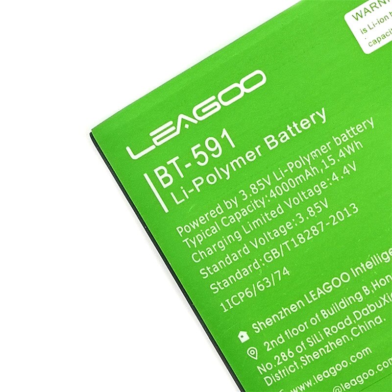 In Stock BT-591 4000mAh battery For LEAGOO KIICAA POWER Battery Home +Tracking number