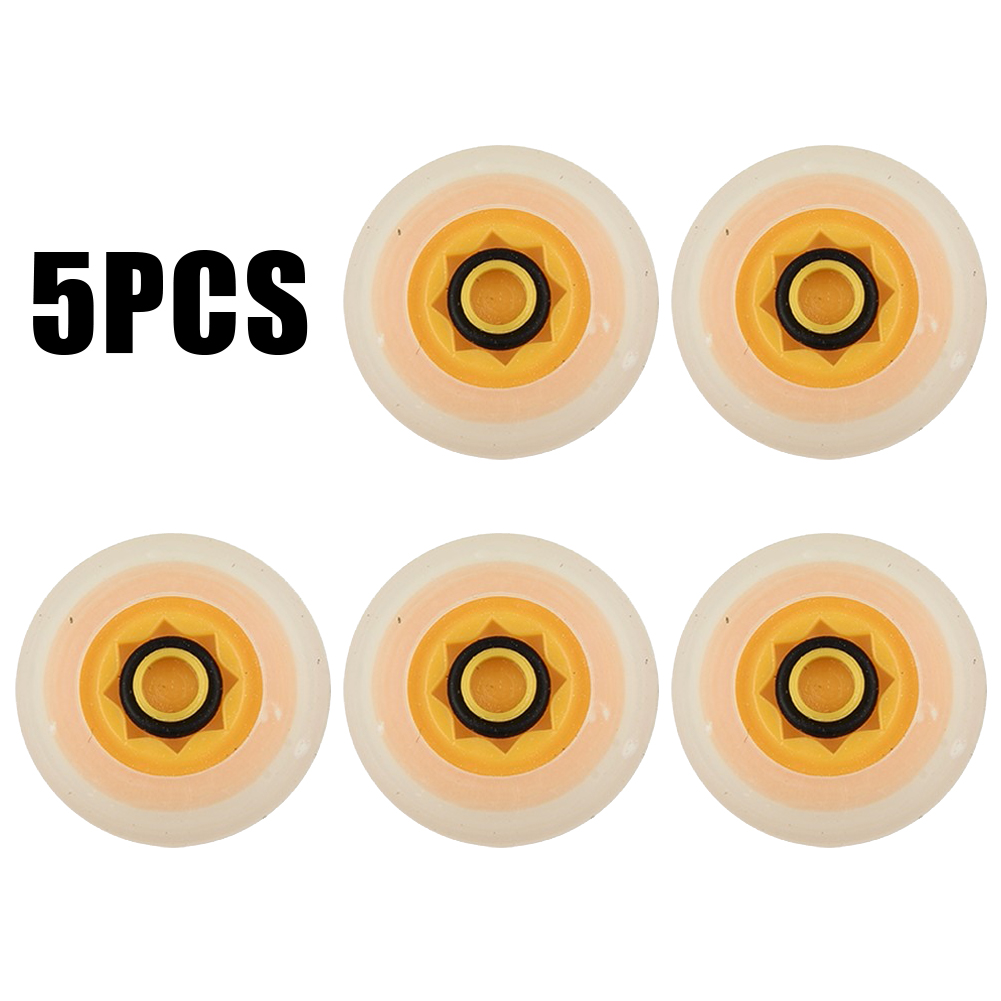 Reductor de flujo de ducha, limitador de ahorro de agua, 6, 8 L/Min, mangueras, regulador de limitador, aireador de cabezal de ducha, baños, accesorios, 4 unidades por juego: YELLOW