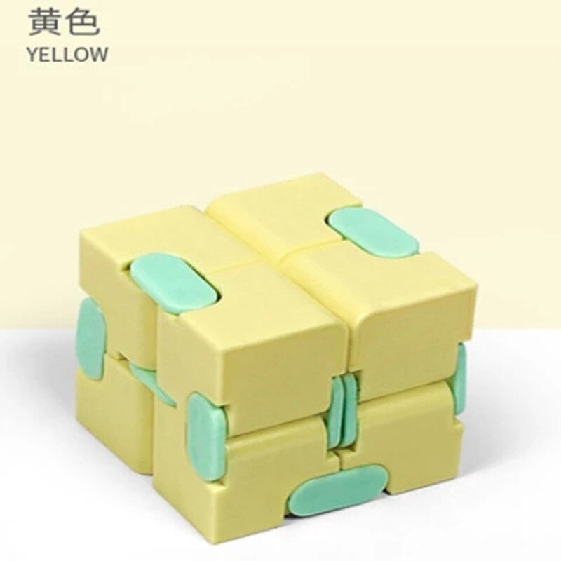 Lnfinite Cube Office Flip Cube Decompression Artifact Fingertip Cube Relieve Anxiety And Irritability Autism Toy: A3