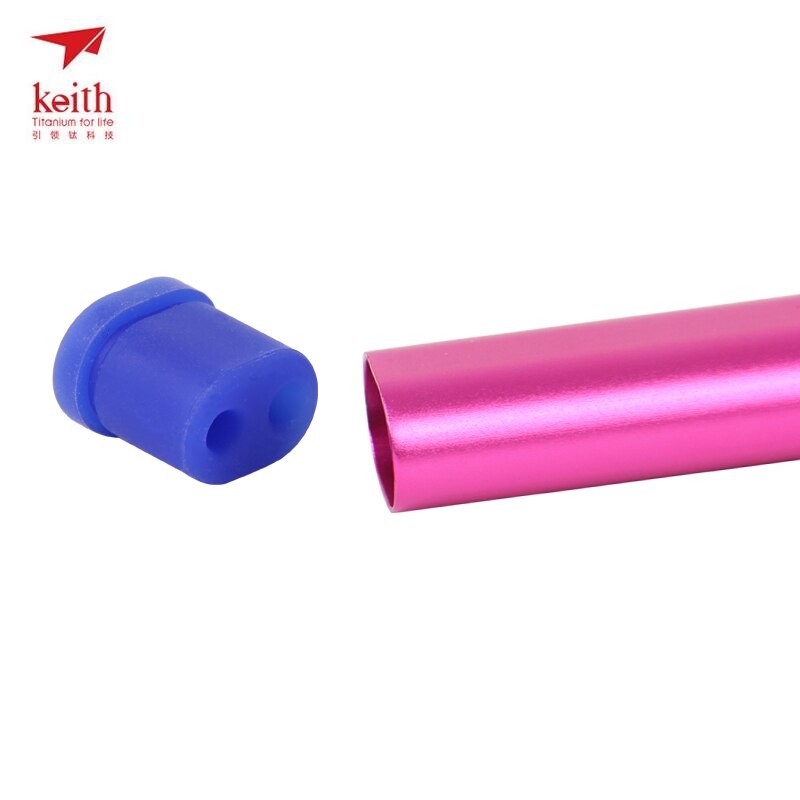 Keith Chopsticks Storage Tubes Aluminum Box Case For Titanium Chopsticks Storage Box Without Chopsticks 5 Colors Ti5800