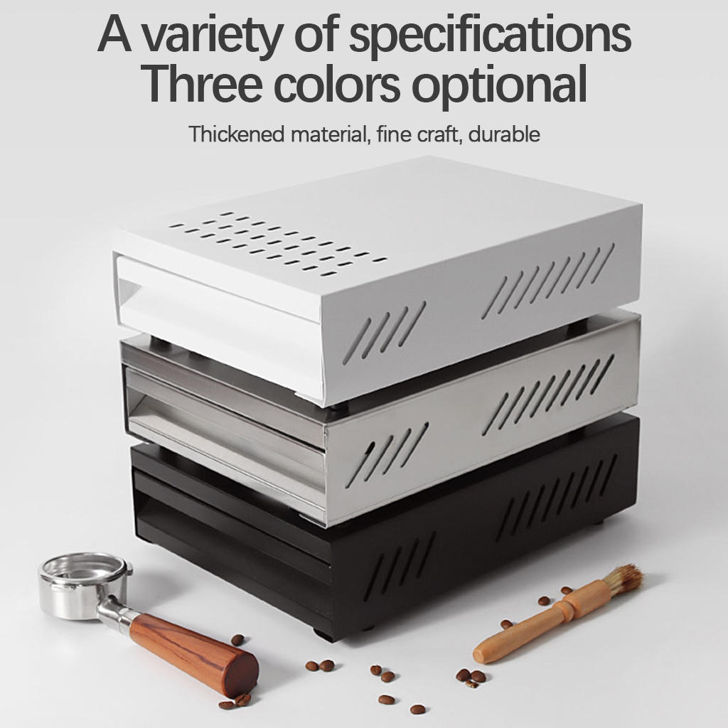 Drawer Espresso Knock Box Durable Coffee Ground Knock Container Espresso Knocker for Commercial Use Coffee Shop Restaurant Home