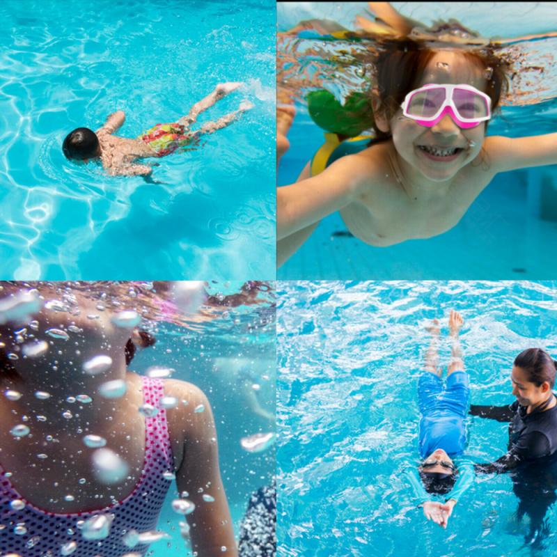 Professionele Zwembril Kinderen Zwemmen Bril W/Oordopjes Anti-Fog Uv Siliconen Waterdicht Zwemmen Brillen Kinderen