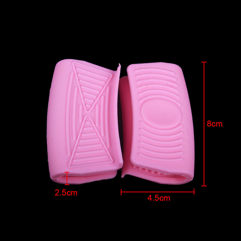 Silicone world Grip Silicone Pot Holder Sleeve Insulation Non Slip Pot Glove Anti-Scalding Pan Handle Cover Grip Kitchen Tools