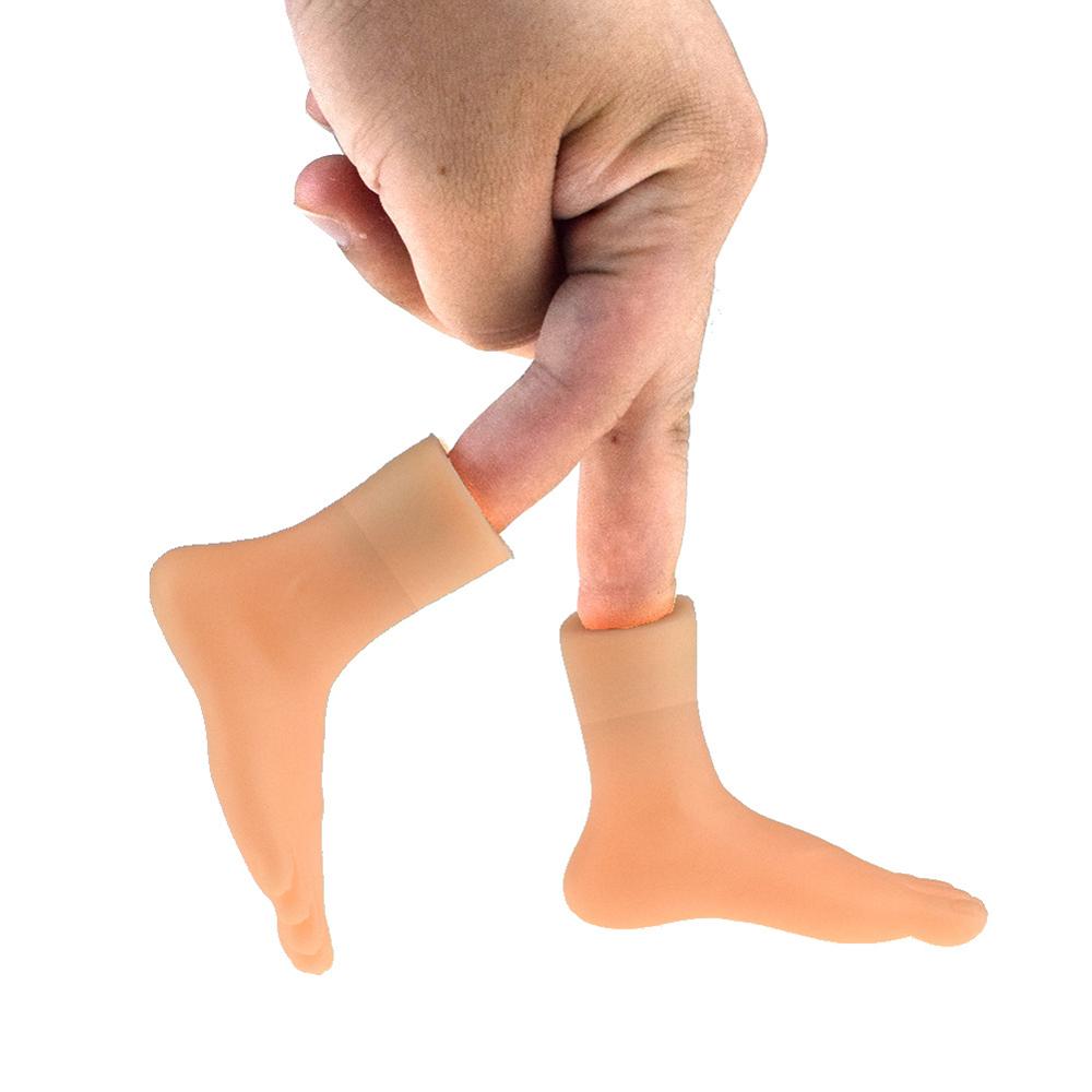 Nieuwigheid grappige vijf vingers open handpalmen en vingers set speelgoed rond het kleine handmodel halloween speelgoed