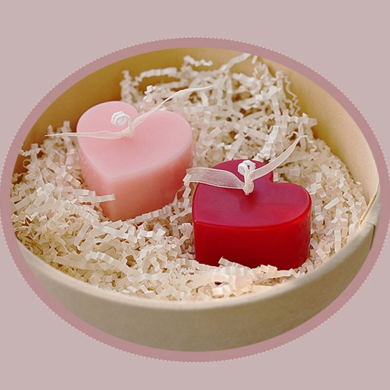 Hartvorm Kaarsen Liefde Kaarsen Voor Valentijnsdag Engagement Decoratieve Kaarsen Geurende Rookloze