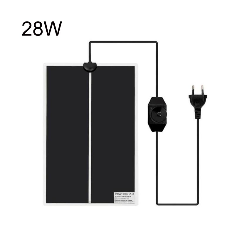 5W 45W Reptiles Heat Mat pad Climbing Pet Reptiles Heating Warm Pads Aquarium fish tank Adjustable Temperature Controller Mats: 28W