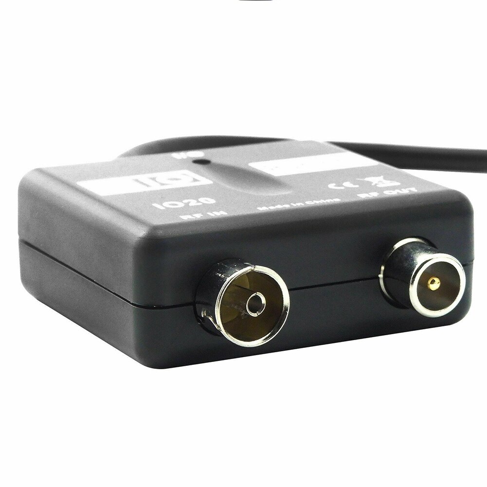 Universal ABS Easy Install TV Black Tool Durable RF Output Practical Home Modulator Magic Eye Household For Sky Abs IO Link