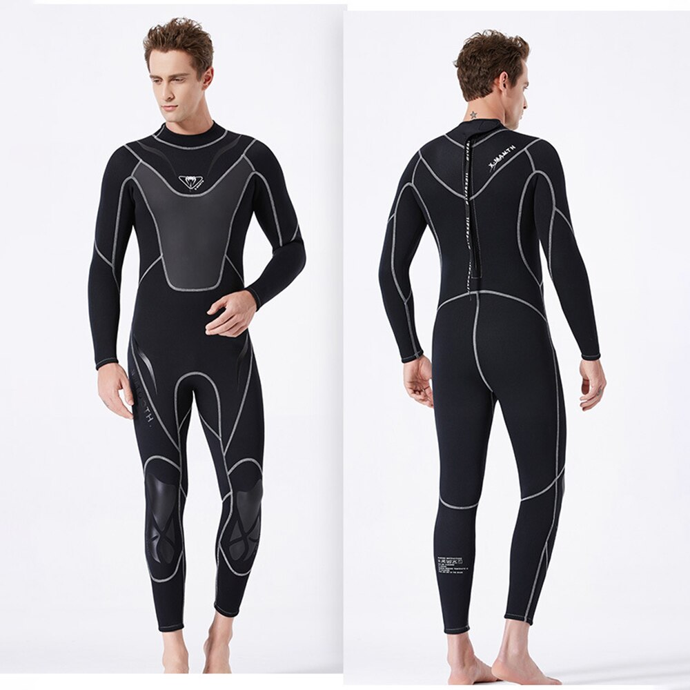 Full-Body Mannen 3Mm Neopreen Wetsuit Surfen Zwemmen Duikpak Triathlon Nat Pak Voor Koud Water Scuba Snorkelen spearfishing
