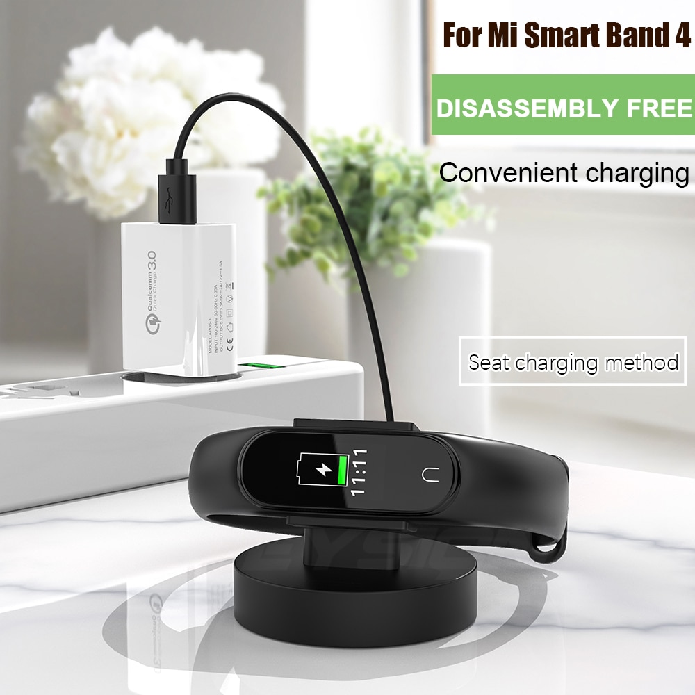 KEYSION Demontage freies Schnelles Ladegerät Kabel Für Xiao mi mi Band 4 globale USB Ladegerät Lade Dock für Xiao mi mi Smart Band 4