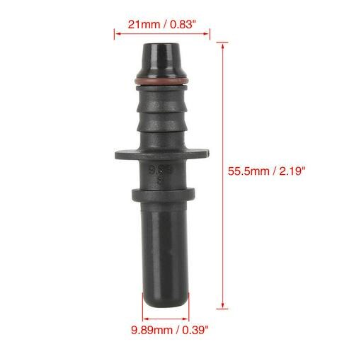 7.89/9.89/11.8 Auto ligne de carburant tuyau coupleur dégagement rapide connecter voiture Nylon ligne de carburant caoutchouc tuyau coupleur système d'alimentation en carburant: 06