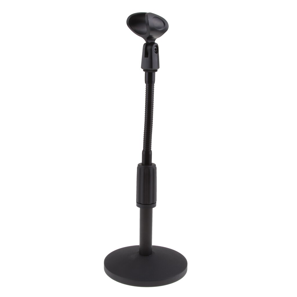 Foldable Desktop Tripod Microphone Stand, 360° Adjustable Rack for Recording Podcast or Desktop