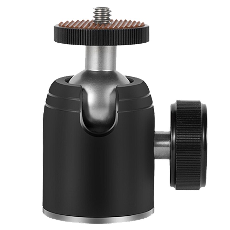 Mini Ballhead Monopod Ball Head Tripod Head 360 Panoramic Head for DSLR Camera Flash Tripod Mount Adapter: Default Title