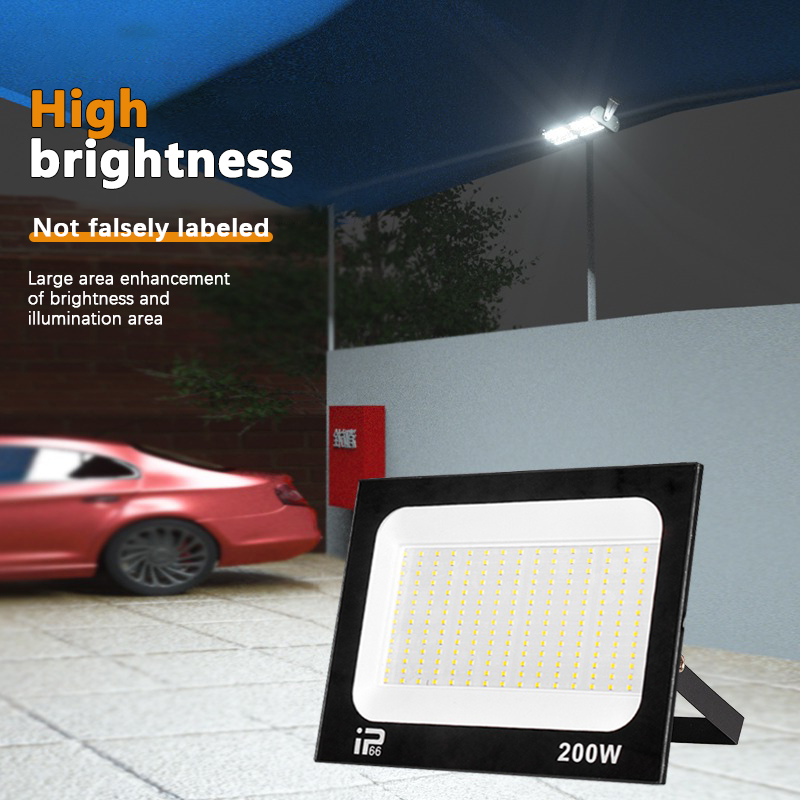 Reflector LED para exteriores IP66, foco de luz impermeable para camino, 10W, 20W, 30W, 50W, 100W, 200W, lámpara para jardín, porche y patio