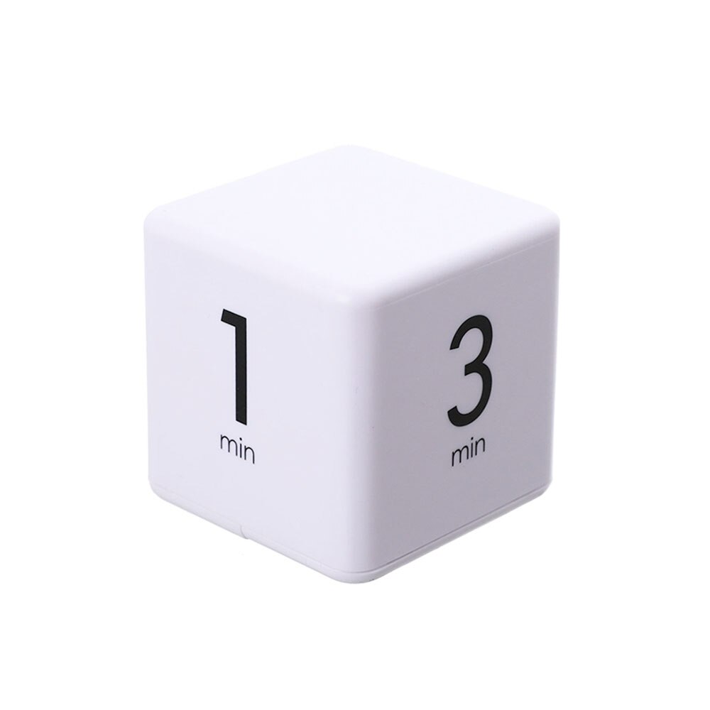 Leuke Timer Kookwekker Oplaadbare Stijlvolle Mini Timer 1-60 Minuten Time Management Keuken Accessoires Kubus Timer: 1 3 5 10