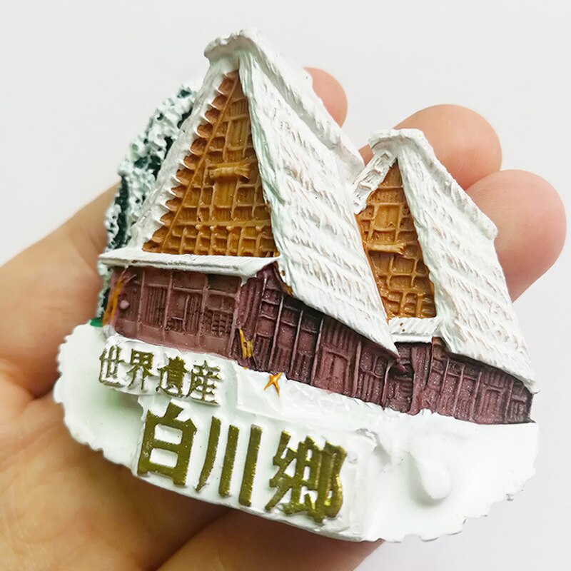 Japan Shirakawago Scenic Hars Koelkast Magnetische Sticker Toerisme Souvenir Koelkastmagneet Diy Home Decoratie