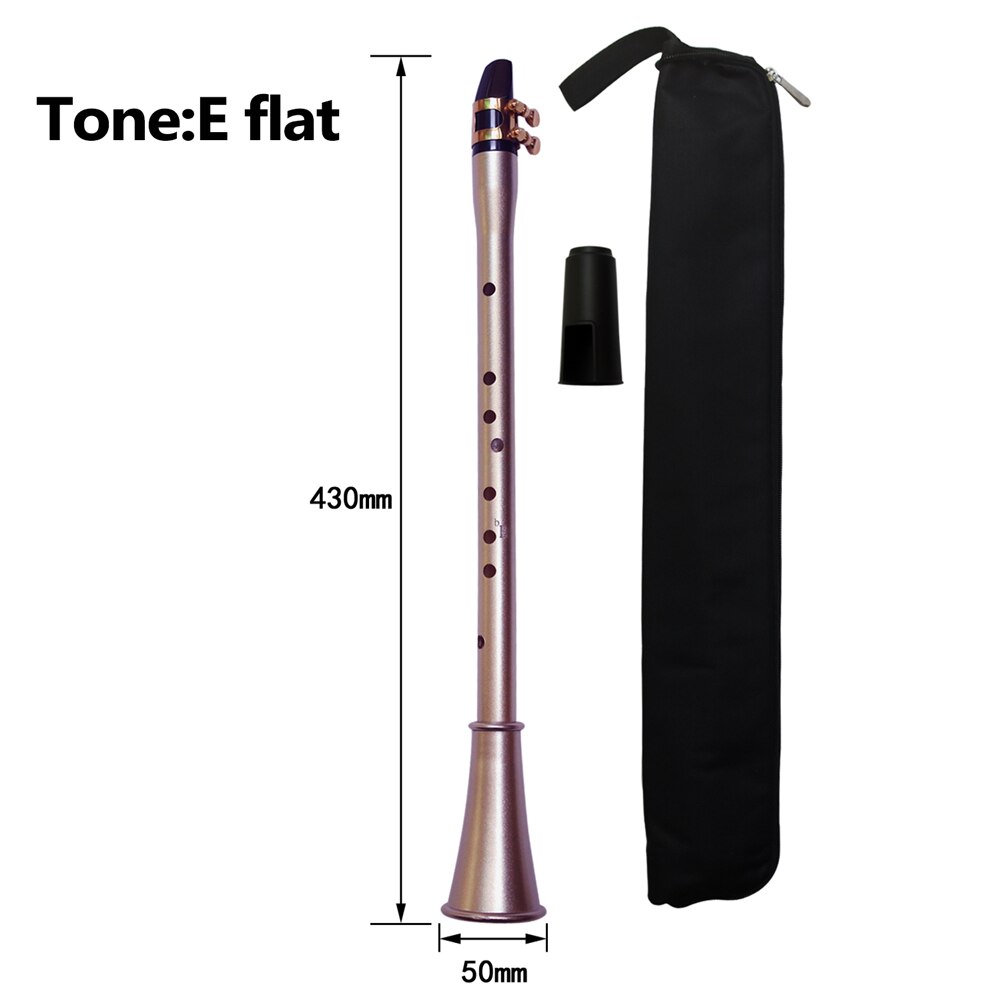 Pocket Saxofoon Abs Sax Mini Draagbare Saxofoon Kleine Saxofoon Met Draagtas Houtblazers Instrument