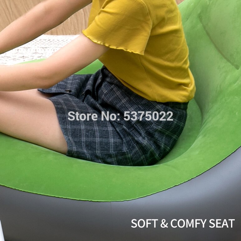 Relax Lazy sofa inflatable sofa chair and Ottoman set stool chair lounge chair for home and garden