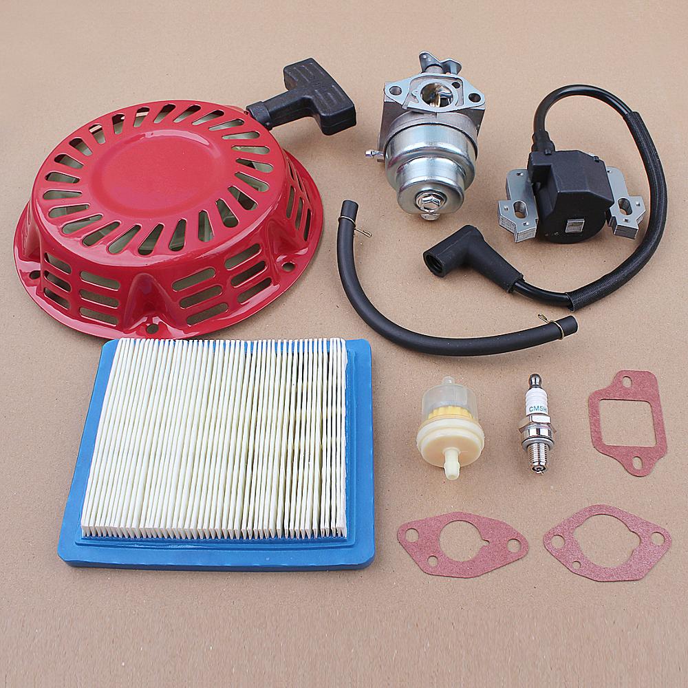 Carburetor Ignition Coil Recoil Starter For Honda GCV160 HRR216 HRB216 HRR216 HRS216 HRT216 HRZ216 Lawn Mower Engine-Motor Parts