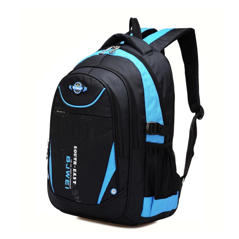 Waterdichte Kinderen Schooltassen Meisjes Jongens Kids Satchel Orthopedische Rugzak Basisschool Rugzak Mochilas Infantil: blue 2
