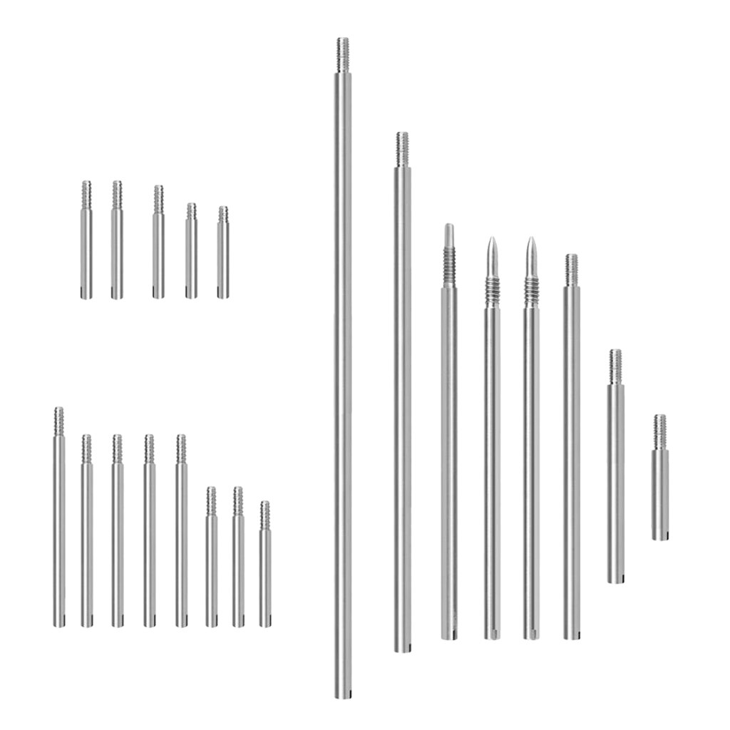 Upper Bass Clarinet Shaft 1.9&amp;2.9mm Threaded Shafts Set Music Repair Parts Woodwind Instrument Accessories