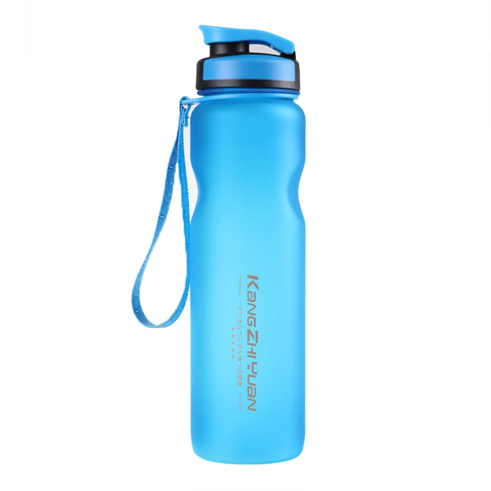 1L Kunststoff Sport Wasser Flasche Raum Wasserkocher Obst Infuser Trinken Glas Container: Blau