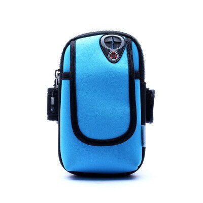 Voor iPhone 5 5 S 6 6 S Plus Telefoon Gevallen Mode Brassard Sport Running Jogging Gym armband Armband Tassen Diverse kleur: Sky Blue