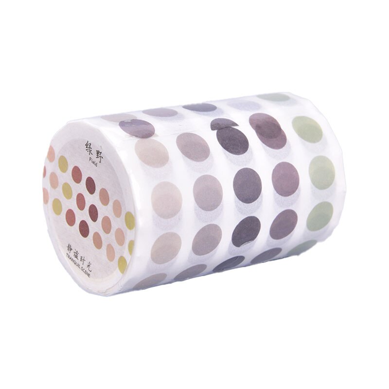 DIY Decoration Basic Material Stickers Base Element Dot Decorative Adhesive Tape Dot Masking Tape DIY Sticker Label: D