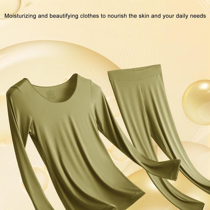 Women's Thermal Underwear Set Winter Warm Base Layer Set Long Underwear Top Bottom Cold Weather Ultra-Soft Long Set Base Layer
