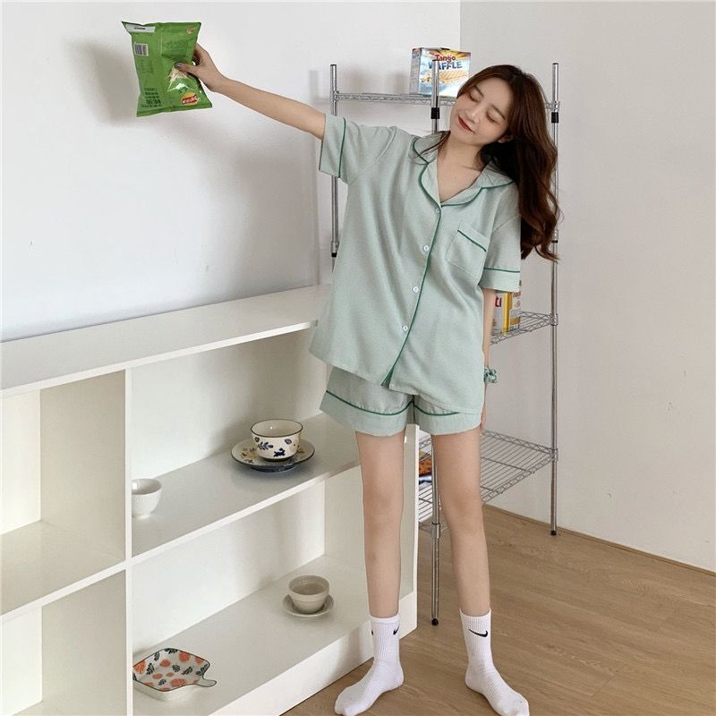 Piżamy damskie letnie piżamy japońskie słodkie piżamy Kawaii plus rozmiar miękkie dziewczyny odzież domowa zestawy dwuczęściowe Dropshipping