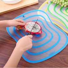 1PC Plastic Cutting Board Kitchen Non-Slip Frosted Chopping Block Vegetable Meat Tools Kitchen Chopping Board Accessories S/M/L