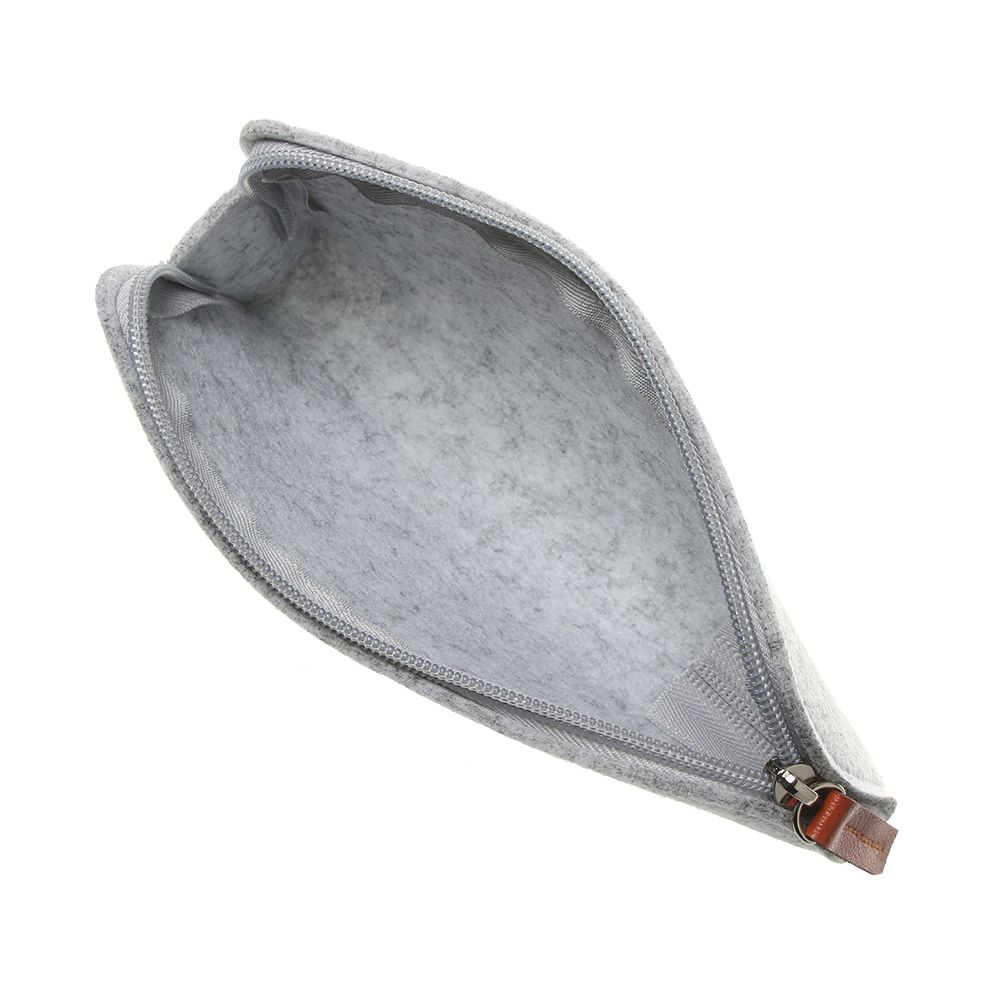 Funda de fieltro de lana con cremallera para gafas, estuche portátil para gafas de sol, caja protectora suave, barato,