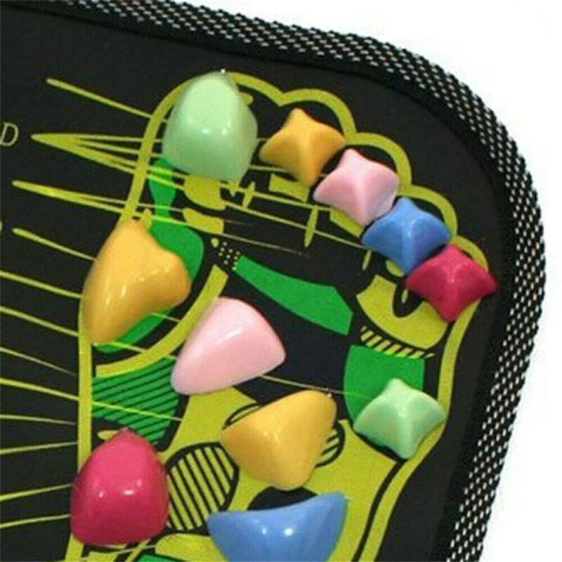 Acupressuur Mat Pad Massager Reflexologie Walk Stone Voet Lopen Massage Mat P9