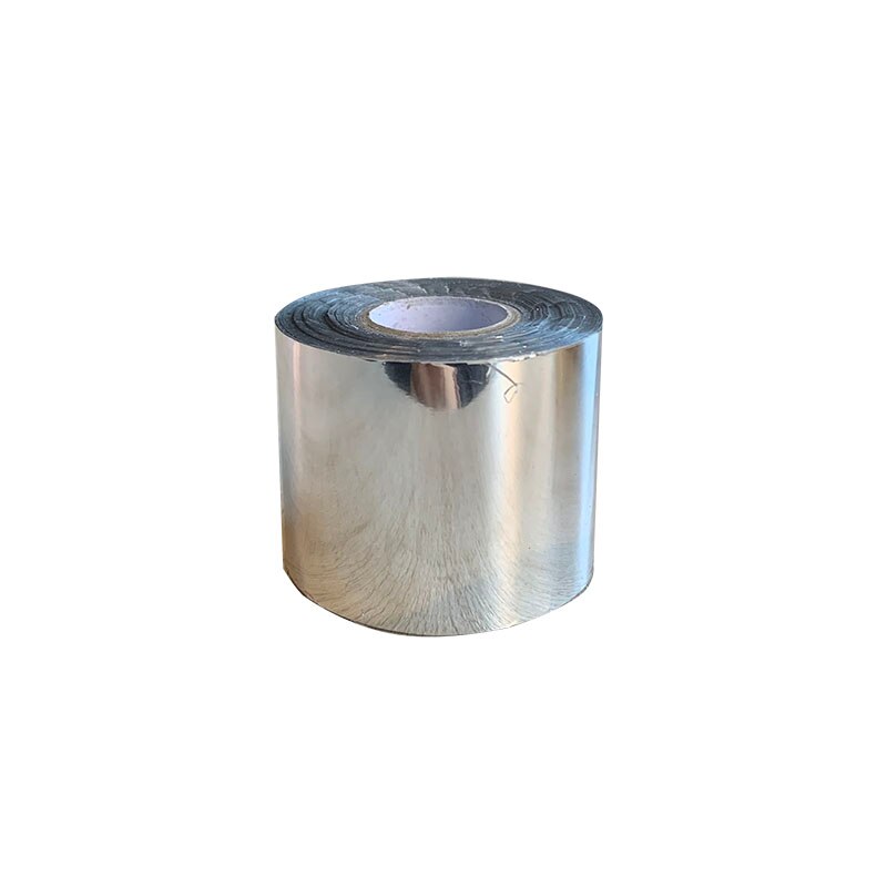 1 rol 5 cm x 120m 10 kleuren stempelfolie warmteoverdracht lamineren servet vergulden pvc visitekaartje reliëf: Zilver
