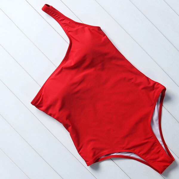 Omkagi badetøj kvindelige badedragt kvinder maillot de bain femme smeltet monokini svømning badedragt strandtøj bodysuits: B1827re / S