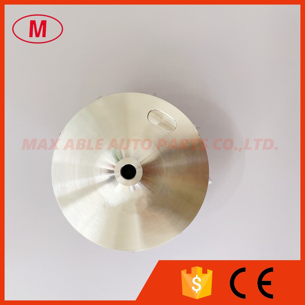 GT1749V reverse 41.83/54.00mm 9+0 blades high performance turbo milling/aluminum 2618/billet compressor wheel for 06L145702L