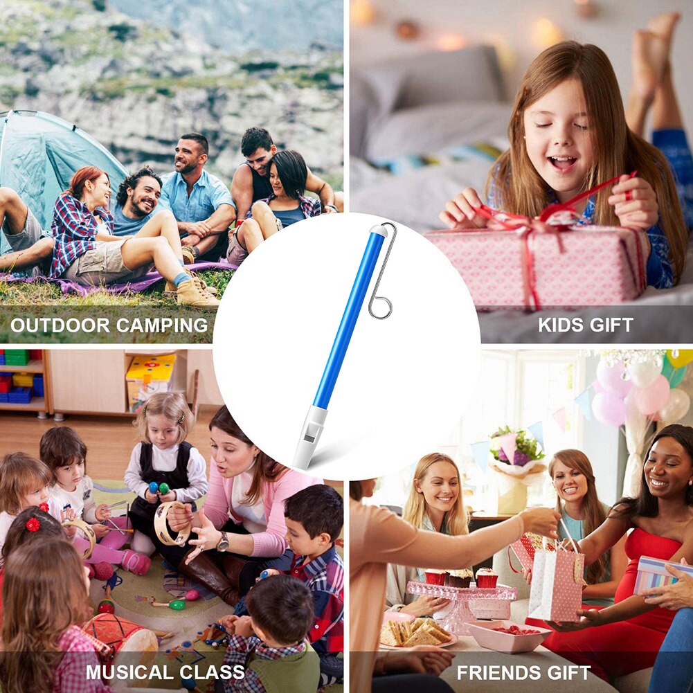 Divertente yoyo flauto tirante scivolo fischio professionale ottavino strumento musicale musica classica ottavino giocattolo regali per bambini