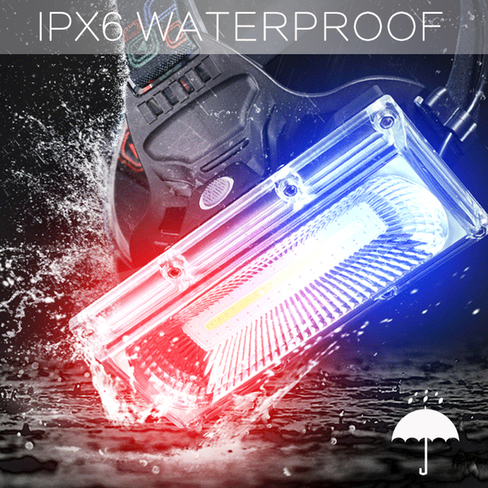 11000LM Floodlight COB Headlamp Powerful Rechargeable 3Modes Waterproof Head Torch 18650 Battery Frontal Light Fishing Camping