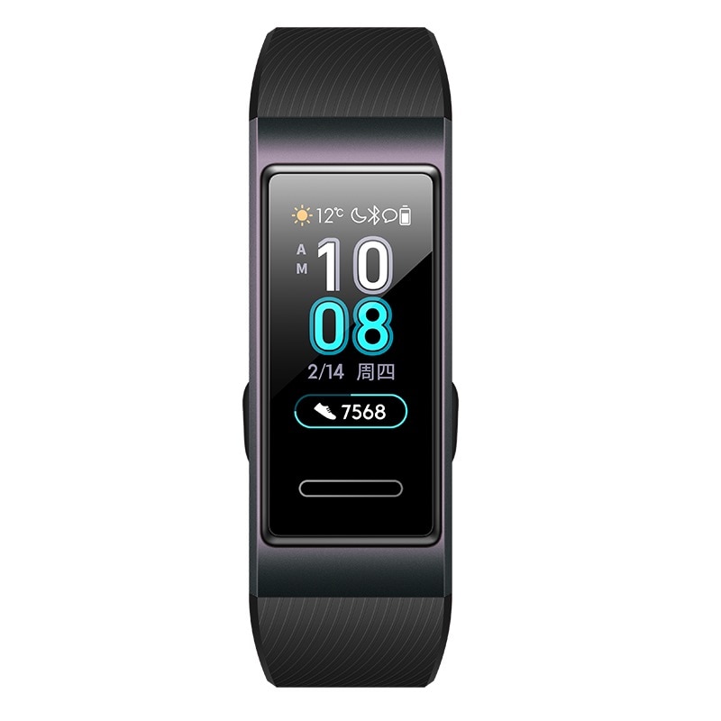 Originele Huawei Band 3 Sport Smartband Metalen Frame Amoled Full Color Display Touchscreen Zwemmen Beroerte Hartslag Sensor Slaap
