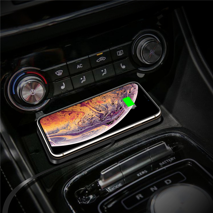 Drahtloses Autoladegerät, Silikon-Anti-Rutsch-Pad, Cradle Dock für iPhone 16, 14, 13, schnelle kabellose Auto-Ladestation, Auto-Modifikation