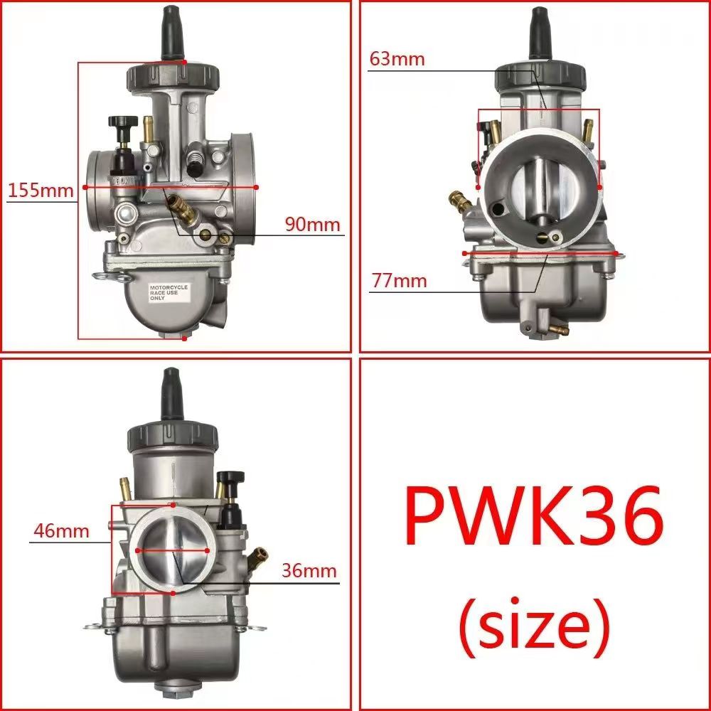 KEIHIN 2T 4T Scooter ATV UTV 250CC 300CC 350CC 400CC Engine Motorcycle PWK 33mm 34mm 35mm 36mm 38mm 40mm 42mm Carburetor: Lavender