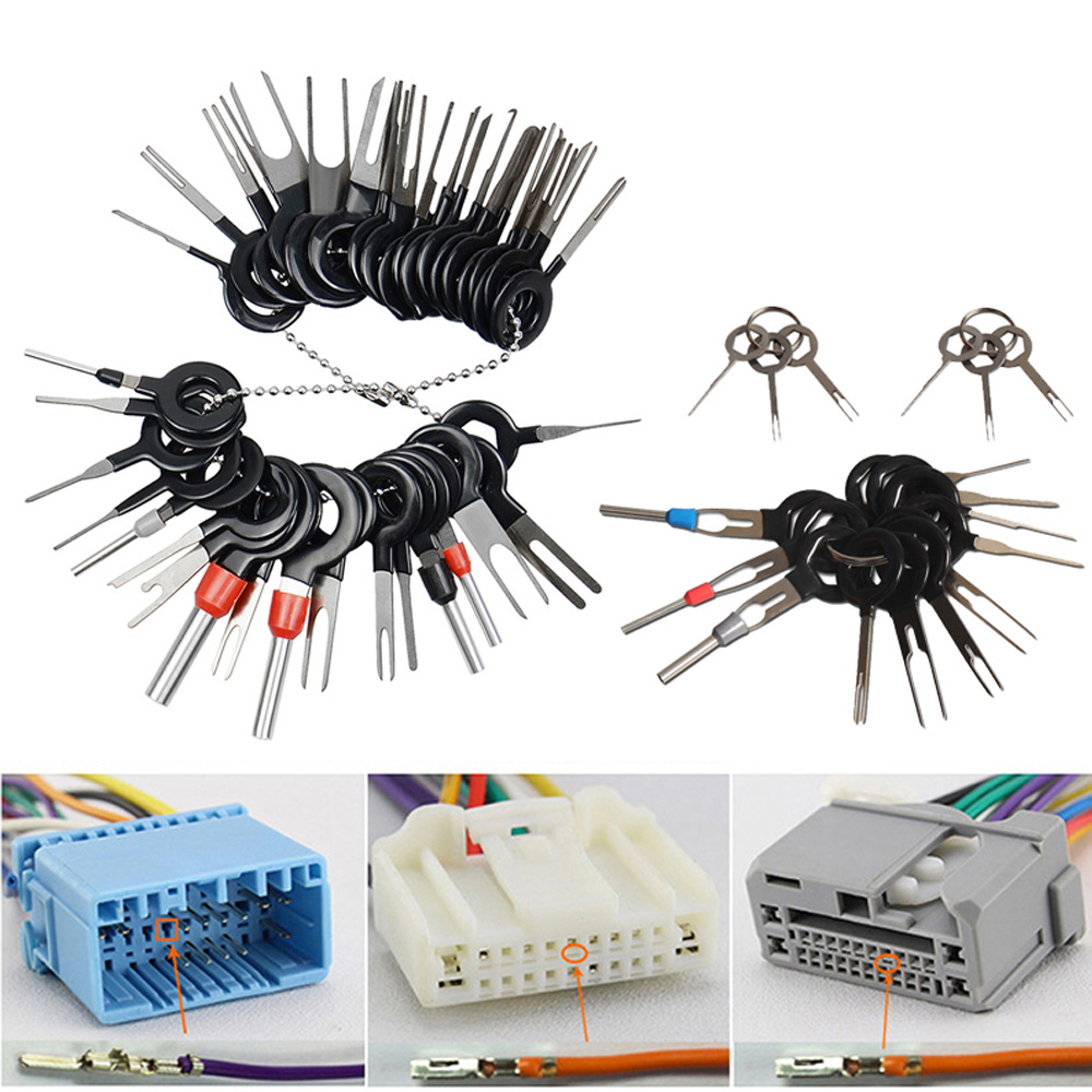 11/18/26Stck Auto Terminal Entfernung Reparatur Werkzeuge Elektrische Verdrahtung crimpen Stecker Stift Auszieher Bausatz Schlüssel Automobil Stecker pullers