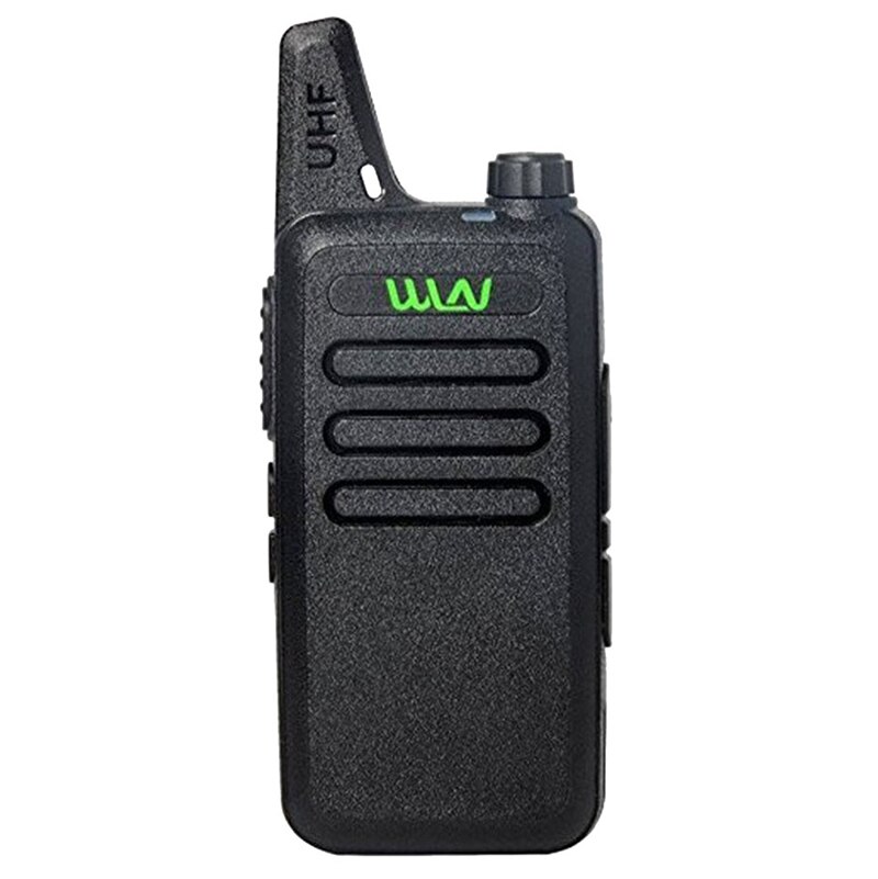 WLN KD-C1 Black 16 Channel Walkie Talkie Ham Radio UHF 400-470MHz MINI-Handheld