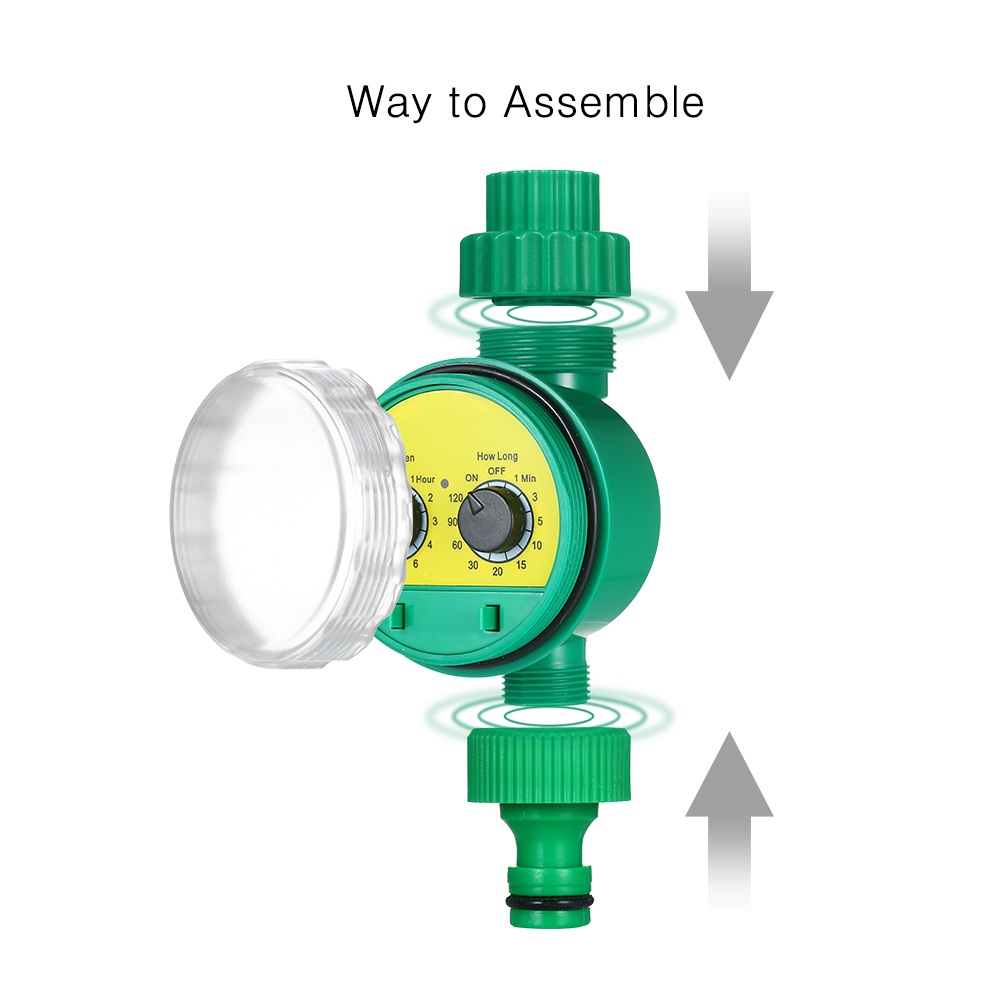Outdoor Timed Irrigation Controller Automatic Sprinkler Controller Programmable Valve Hose Water Timer Faucet Watering Timer